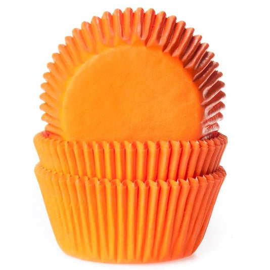 Orange Cupcake Cases Pk 50 HOM