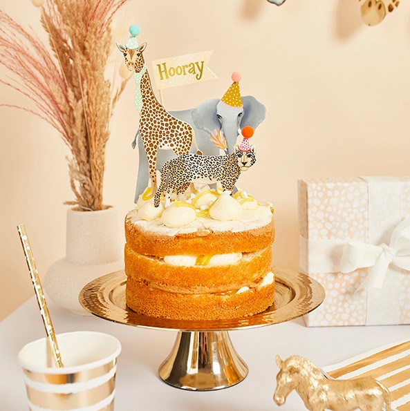 Party Animal Cake Topper Set