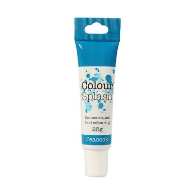 Peacock Colour Splash Gel Paste 25g