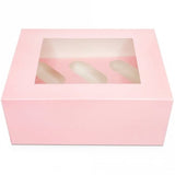 Baby Pink  Cupcake Box - (6s)