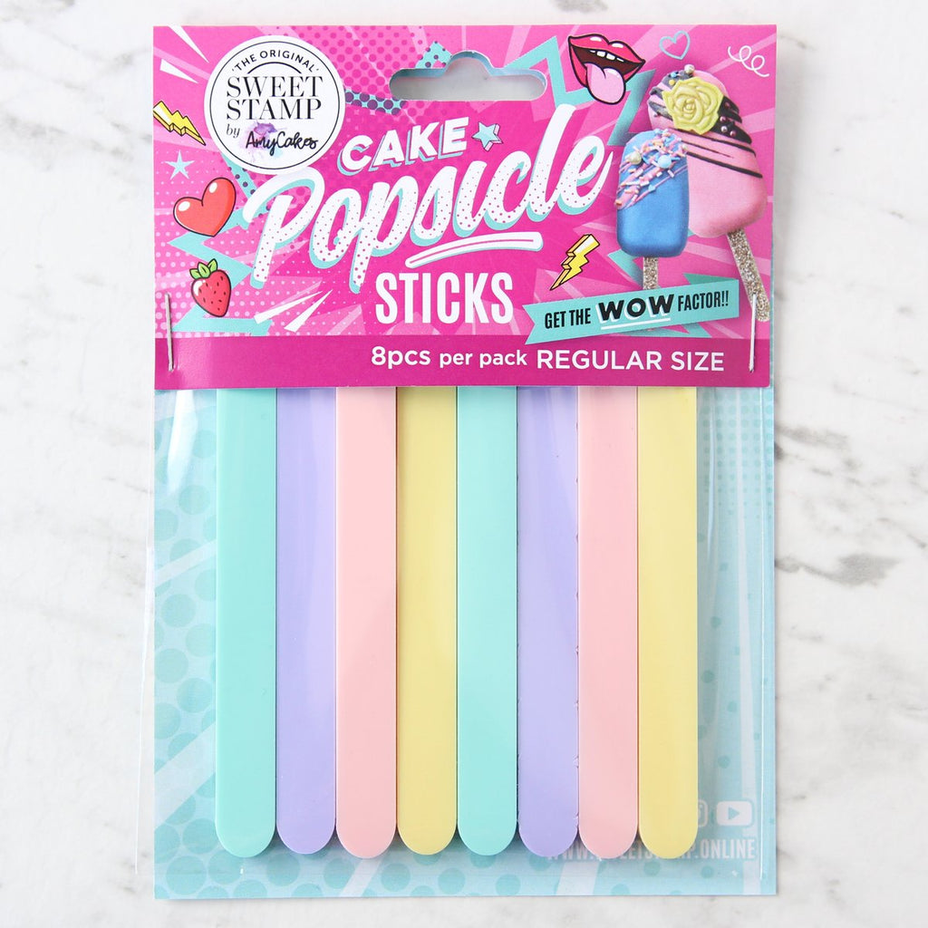 Popsicle Sticks Pastel Pk 8
