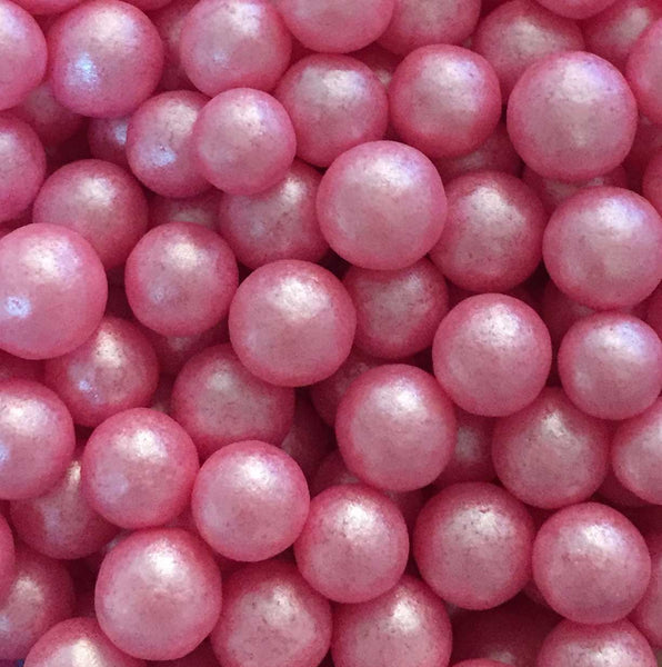 SUGAR SISTERS - Glimmer Pearls Pink  Lrg 7mm  80g