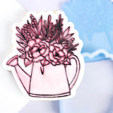 Floral Watering Can Stamp N Cut - SWEET STAMP