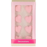 Pink Sugar Hearts Pk 8