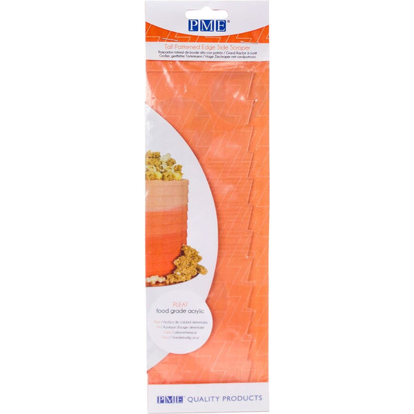 Pleat Patterned Edge Scraper PME