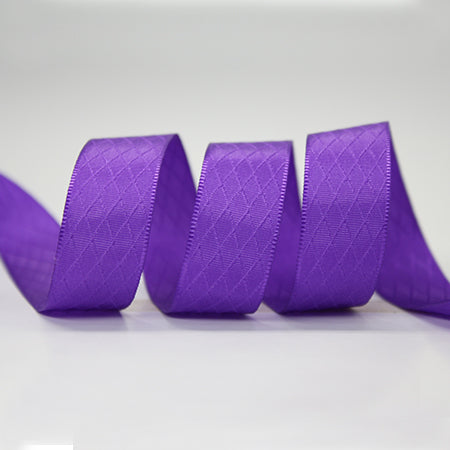 Purple Rhombus Ribbon 16mm (465)