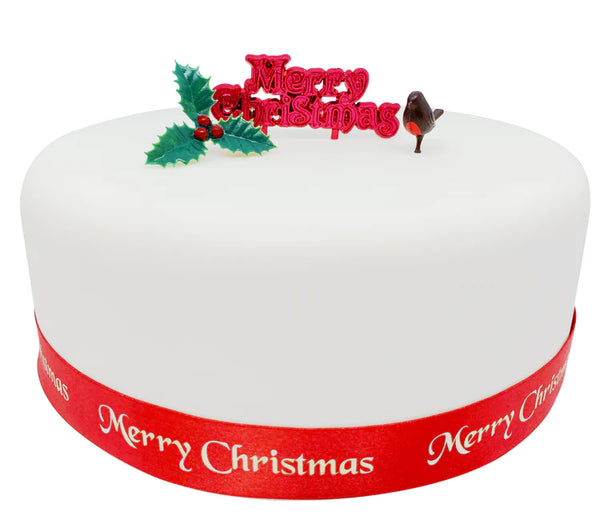 Yule Log  Cake Decorations Kit