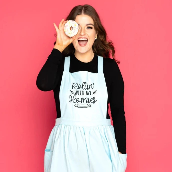 Rollin with my Homies Apron - SWEET STAMP