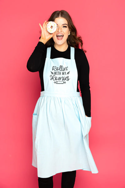 Rollin with my Homies Apron - SWEET STAMP