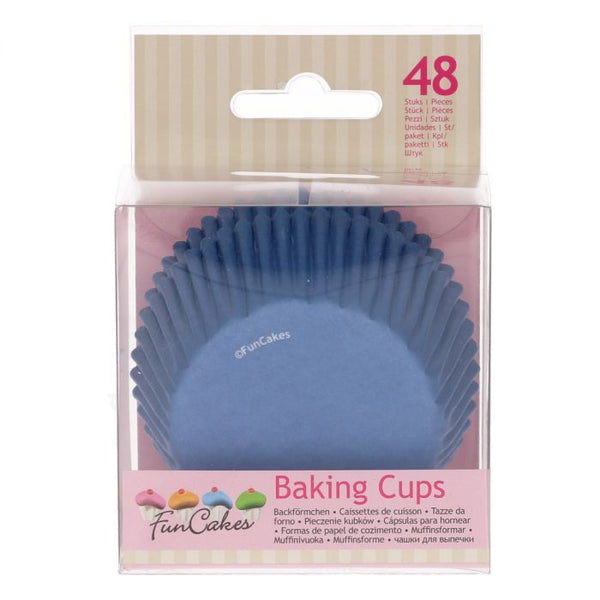 Royal Blue Baking Cup Pk 48