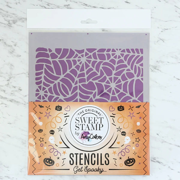 Creepy Web Stencil - Sweet Stamp