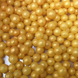 SUGAR SISTERS - Shimmer Pearls Gold Sml 4mm  80g
