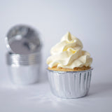 Silver Foil Baking Cups SWEET STAMP