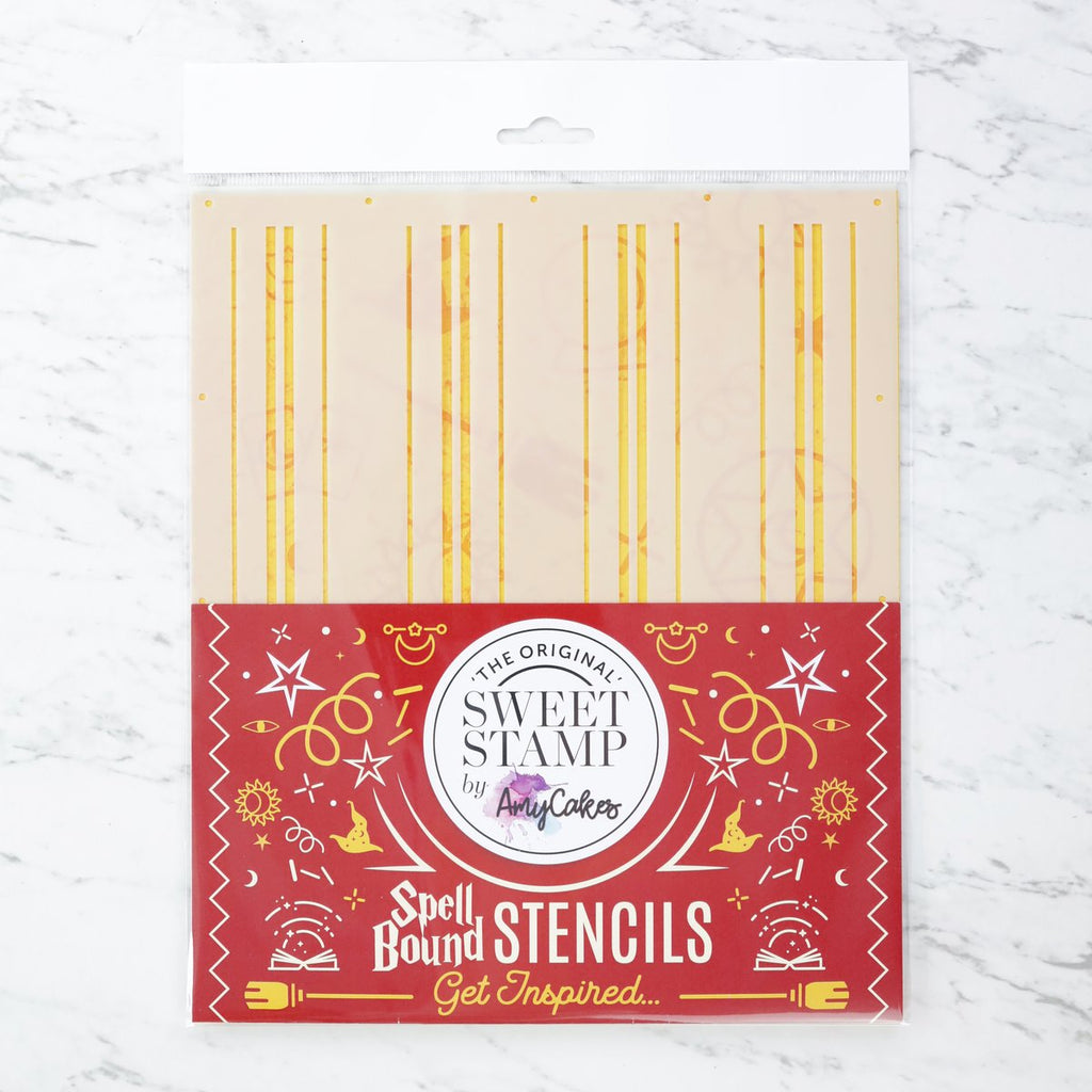 Skinny Stripe Stencil SWEET - STAMP