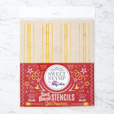 Skinny Stripe  Stencil SWEET - STAMP