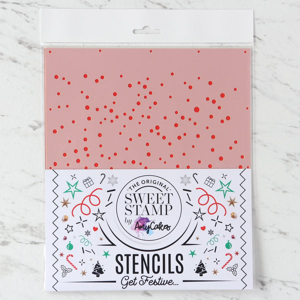 Snowfall  Stencil SWEET - STAMP