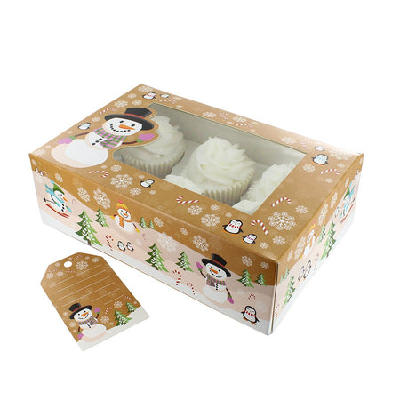 12s White Cupcake Boxes