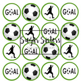 Football  Edible Toppers - (20 Toppers)