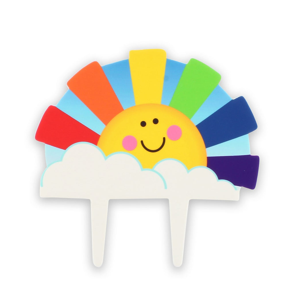Sunshine Rainbow Cake Decoration 150 X 150mm (Inc Pic)