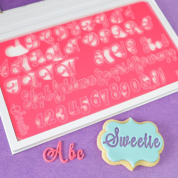 Sweetie Uppercase, Lowercase,Numbers and Symbols SWEET STAMP