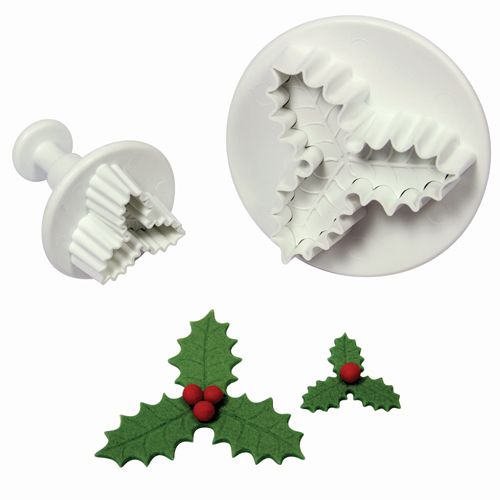 Three Leaf Holly Cutter Set 2 PME