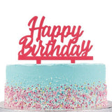 Happy Birthday Topper Pink