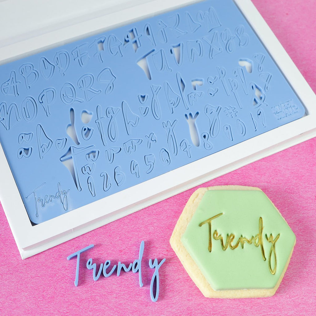 Trendy Upper, Lower Case,Numbers and Symbols SWEET STAMP