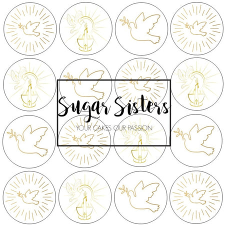 SUGAR SISTERS - Zebra Print Cake Ball Set Pk 5