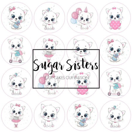 SUGAR SISTERS - Zebra Print Cake Ball Set Pk 5