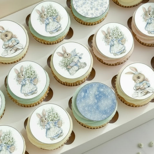 Mr Rabbit Edible Toppers - (20 Toppers)