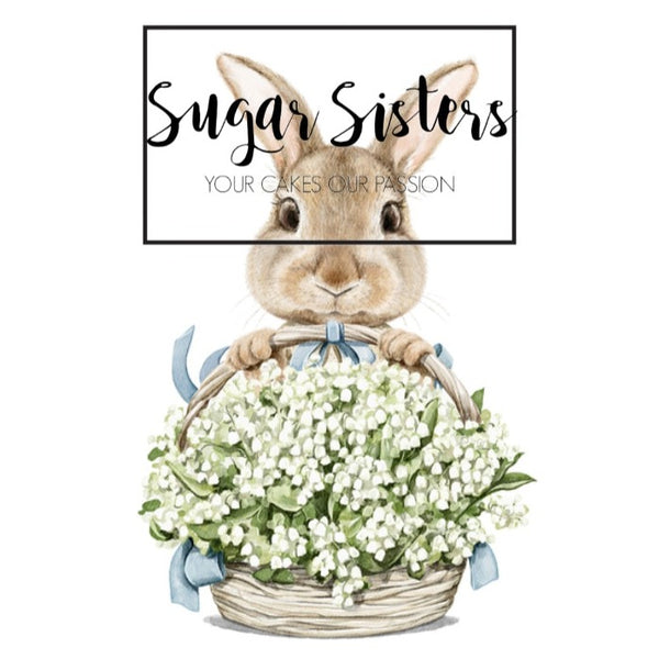 Blue Rabbit  Edible Decal - (1 Image 6.5" tall )