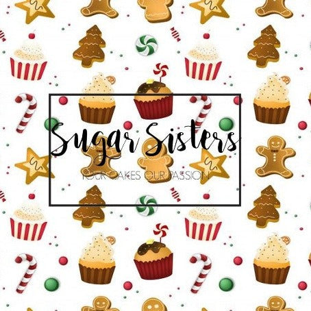 Christmas Bakes Edible Image