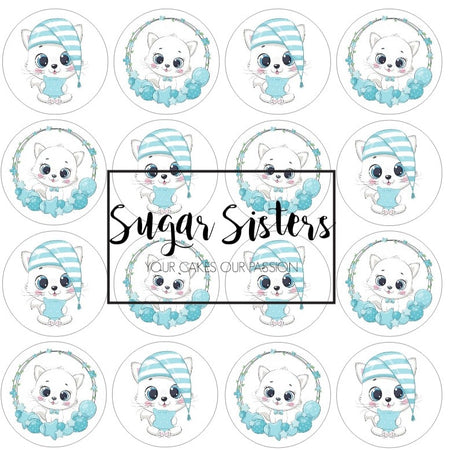 SUGAR SISTERS - Zebra Print Cake Ball Set Pk 5