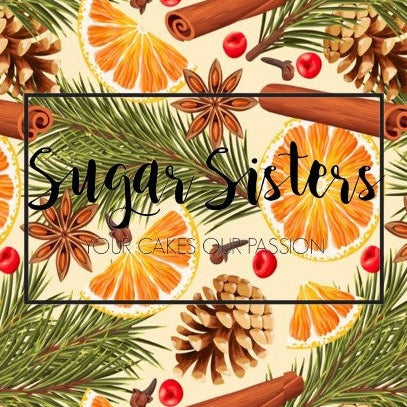 Orange and Spices Edible Image