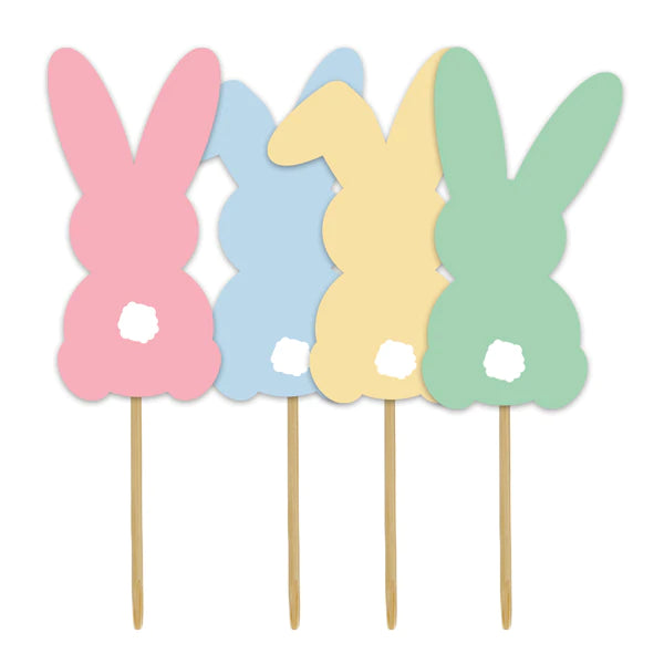 Easter Bunny Cupcake Toppers Pk 12