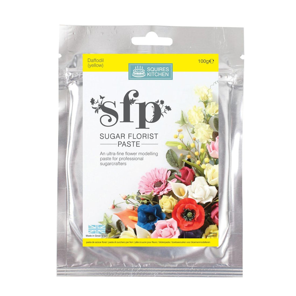 Squires Flower Paste Daffodil Yellow 100g
