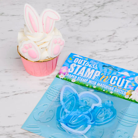 Easter Bunny Ears  Edible Toppers - (20 Toppers)