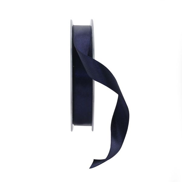 Navy Blue Satin Ribbon 15mm