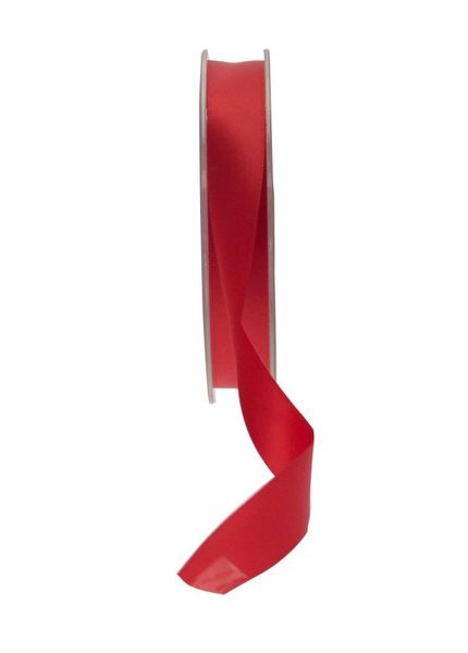 Red with Santa Face  25mm Ribbon per Metre