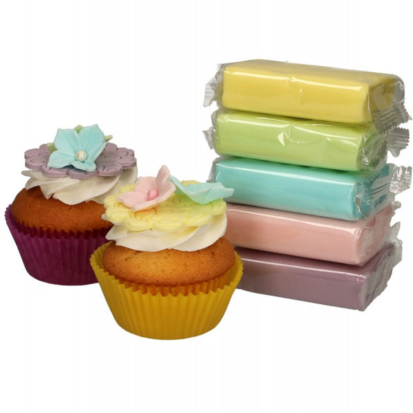 FunCakes Sugar Paste Multipack Pastels 5x100g