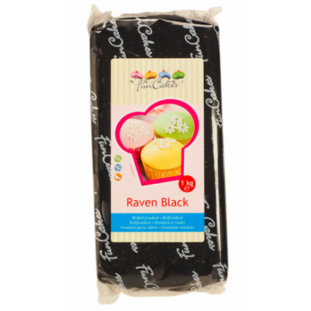 FUNCAKES Covering Paste Black 500g