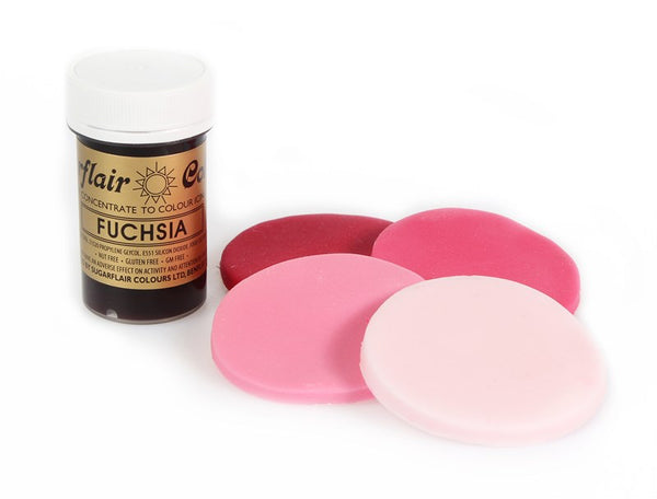 Fuchsia SugarFlair Gel paste 25g