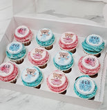 Its a Girl Edible Toppers - (20 Toppers)