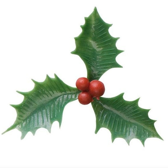 Green Plastic Holly Pk 50