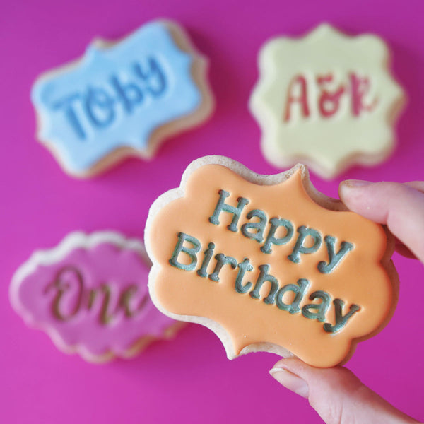 Plaque Cutters 4pcs SWEETSTAMP