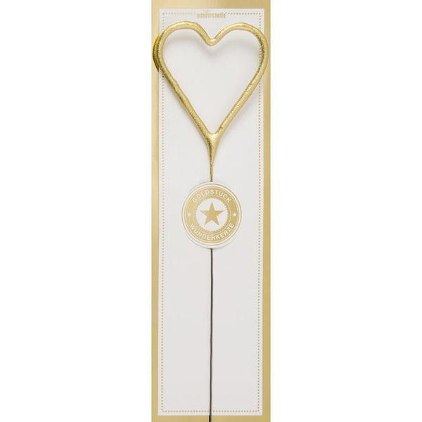 Gold Sparklers Love Heart