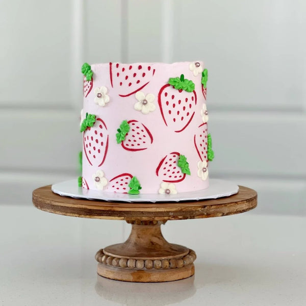 Lovlie Strawberry Stencil - Sweet Stamp