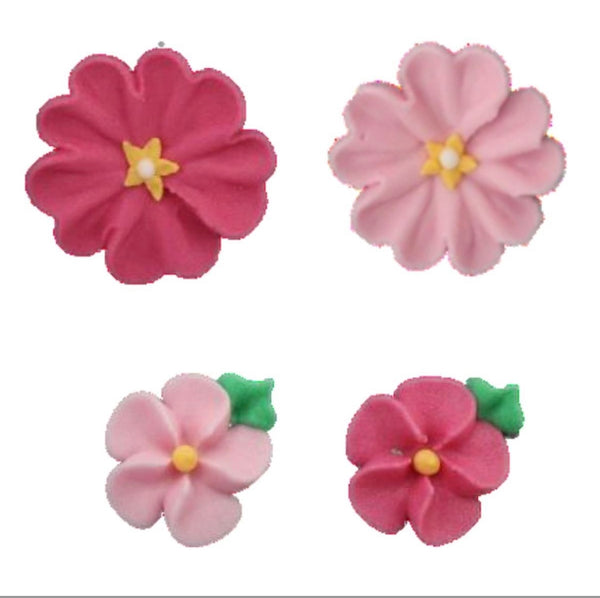 Sugar Decoration Pink Daisys Pk 12