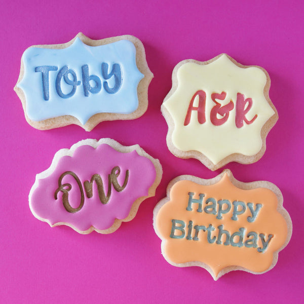 Plaque Cutters 4pcs SWEETSTAMP