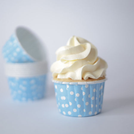 Pastel Blue Cupcake Cases Pk 75